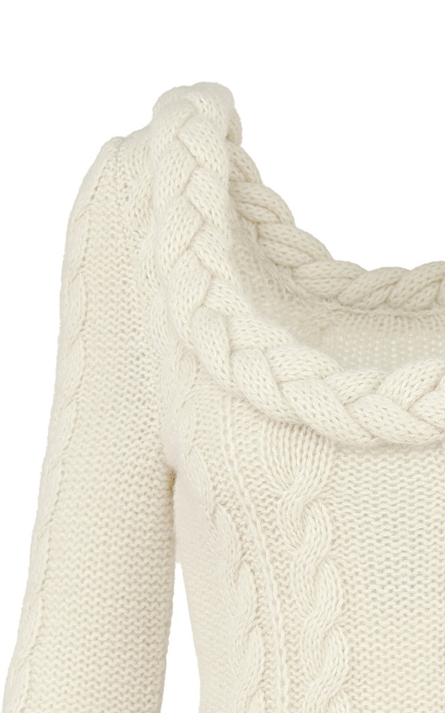 Revelation Cable-Knit Sweater white - 7