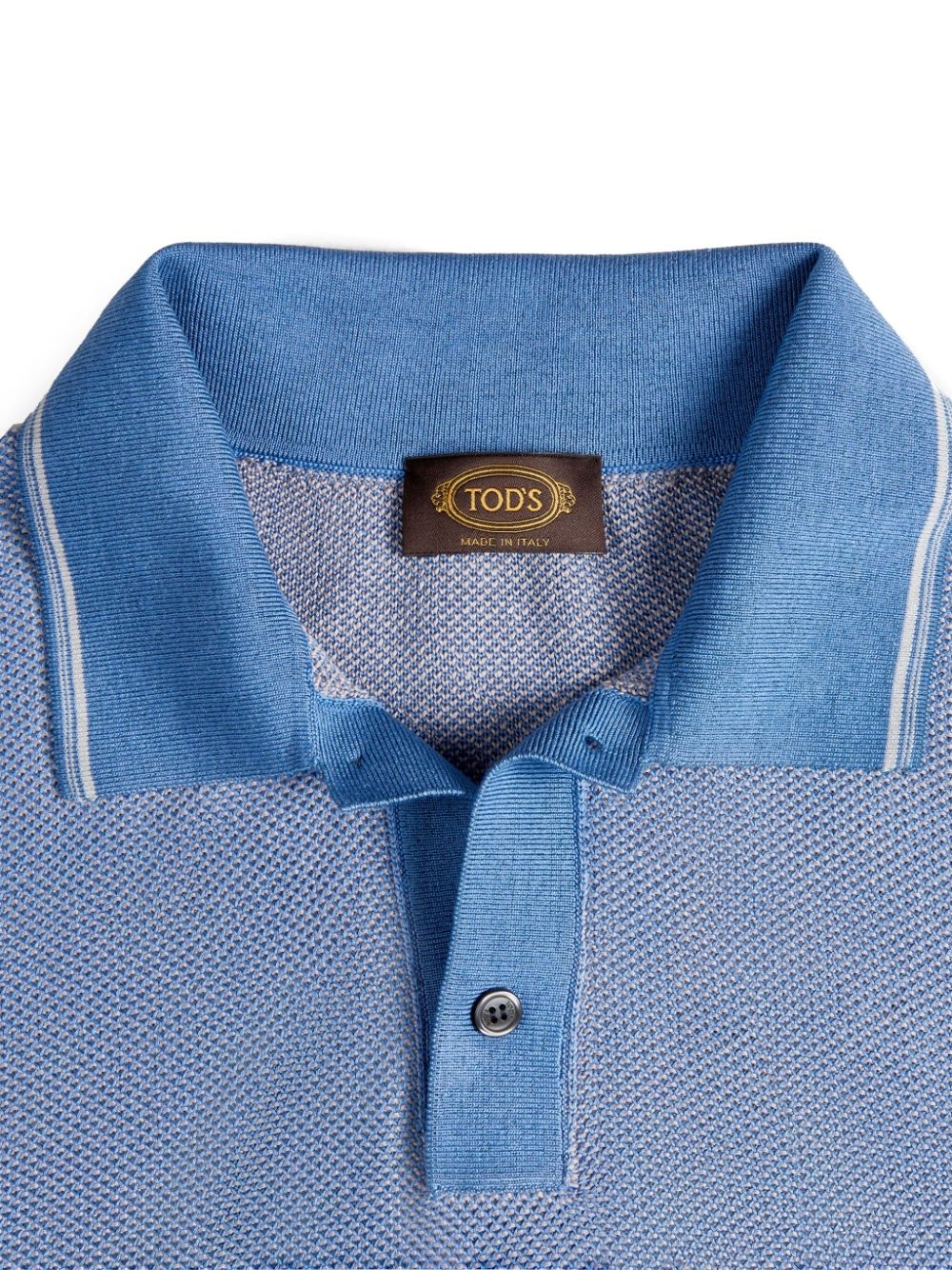 silk polo shirt - 6