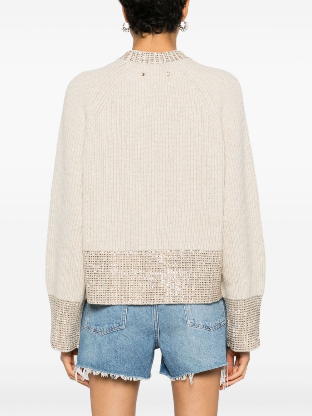 crystal-embellished sweater - 4