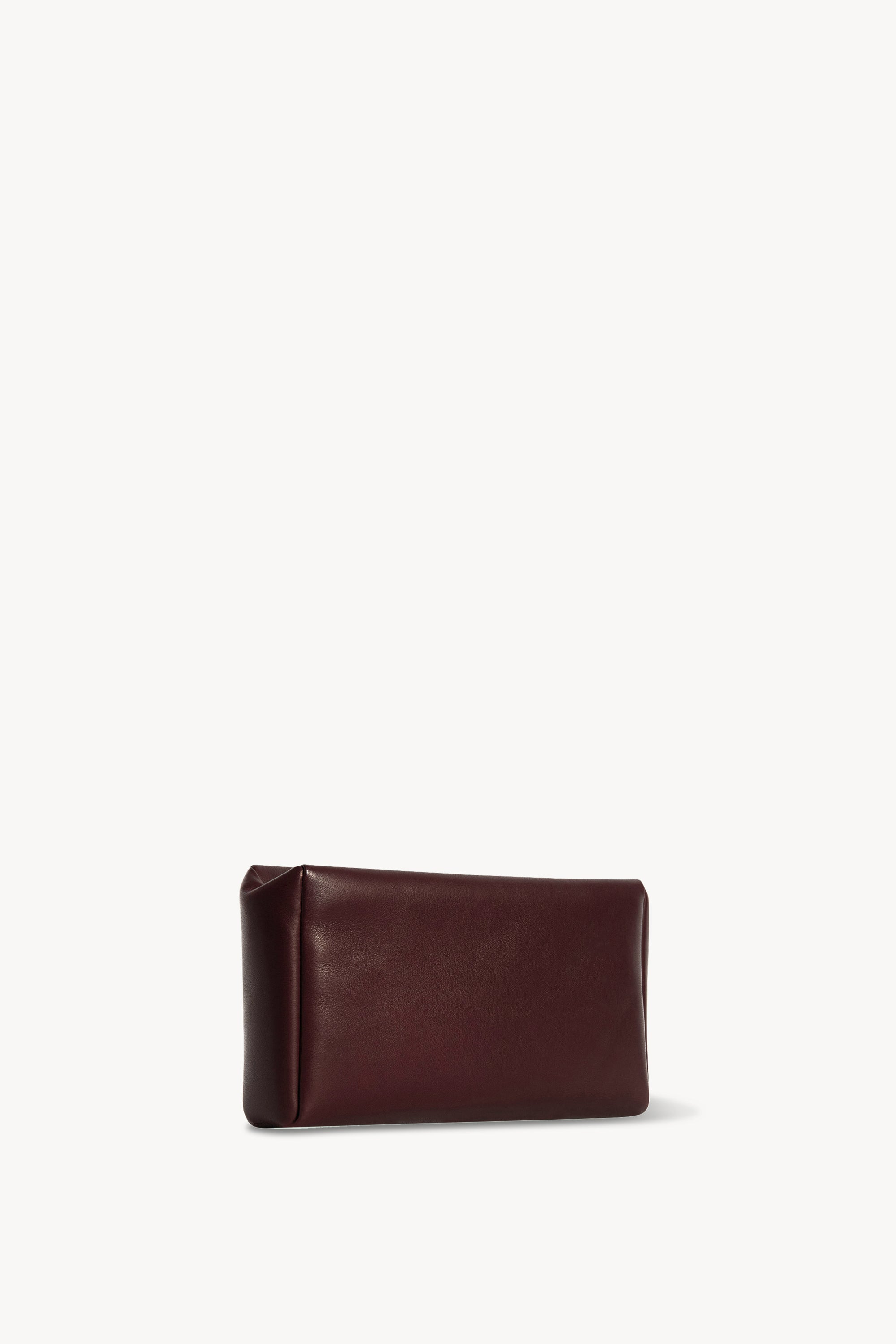 Squared Compact Clutch Bag in Leather - 2