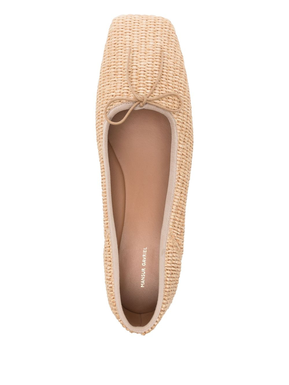 raffia ballet flats - 4