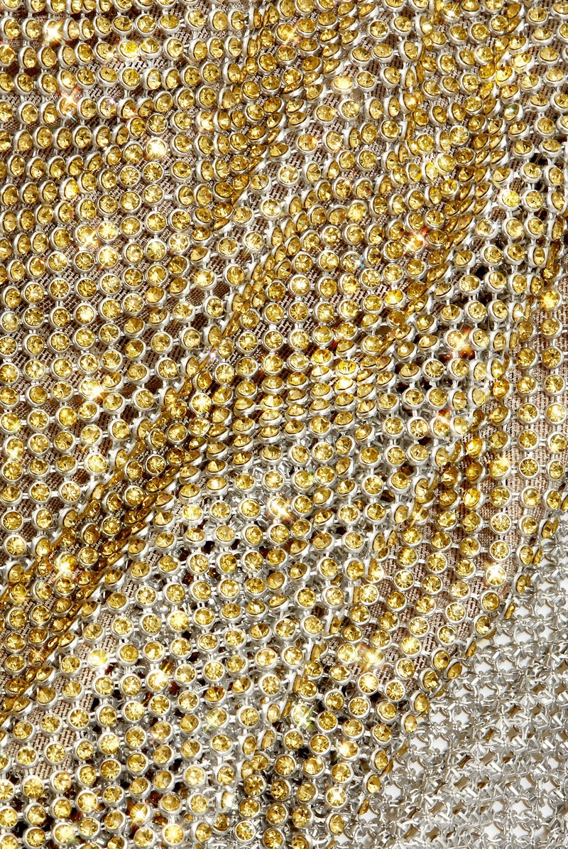 WINONA RHINESTONED WRAP SKIRT LEMON HAZE 7