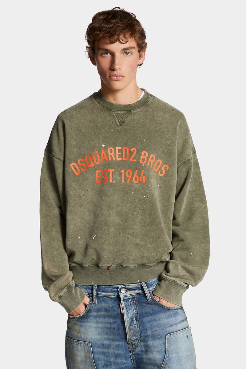 MARBLE DYED WITH VANISH SPOT CYPRO FIT SWEATSHIRT 3