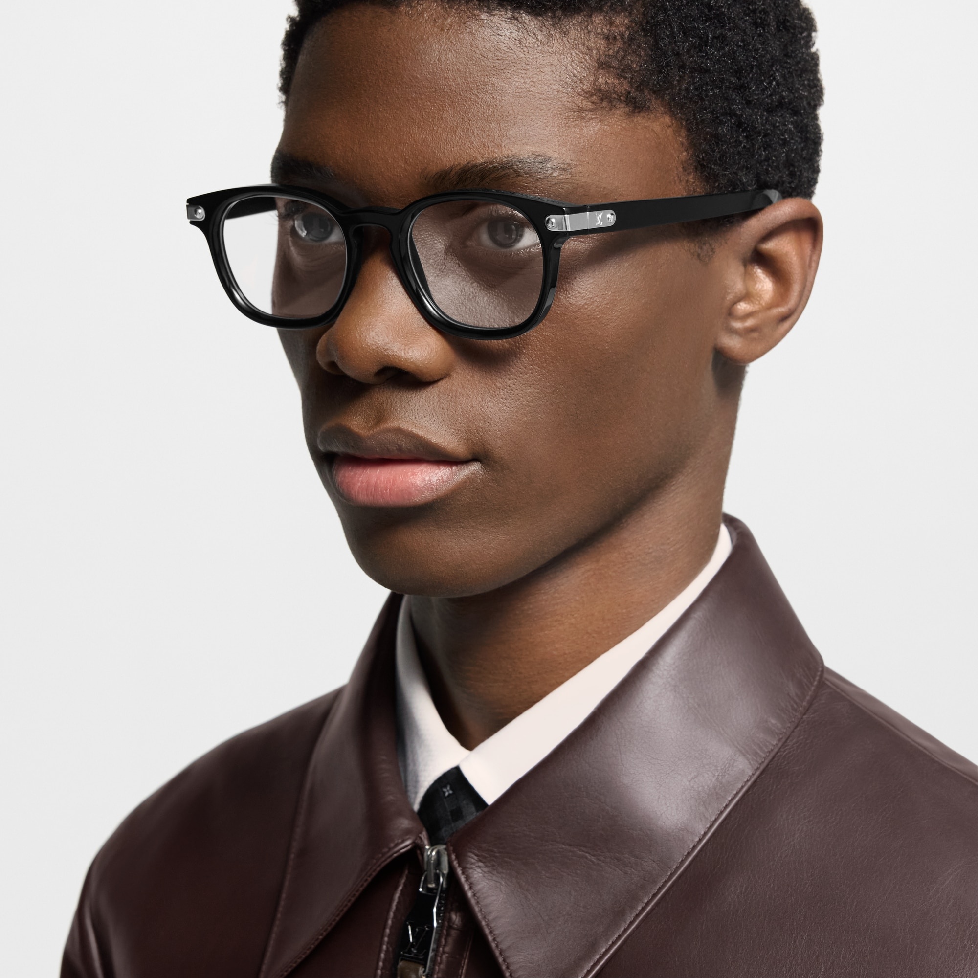 LV Signature Square Round Anti-Blue-Light Glasses - 5