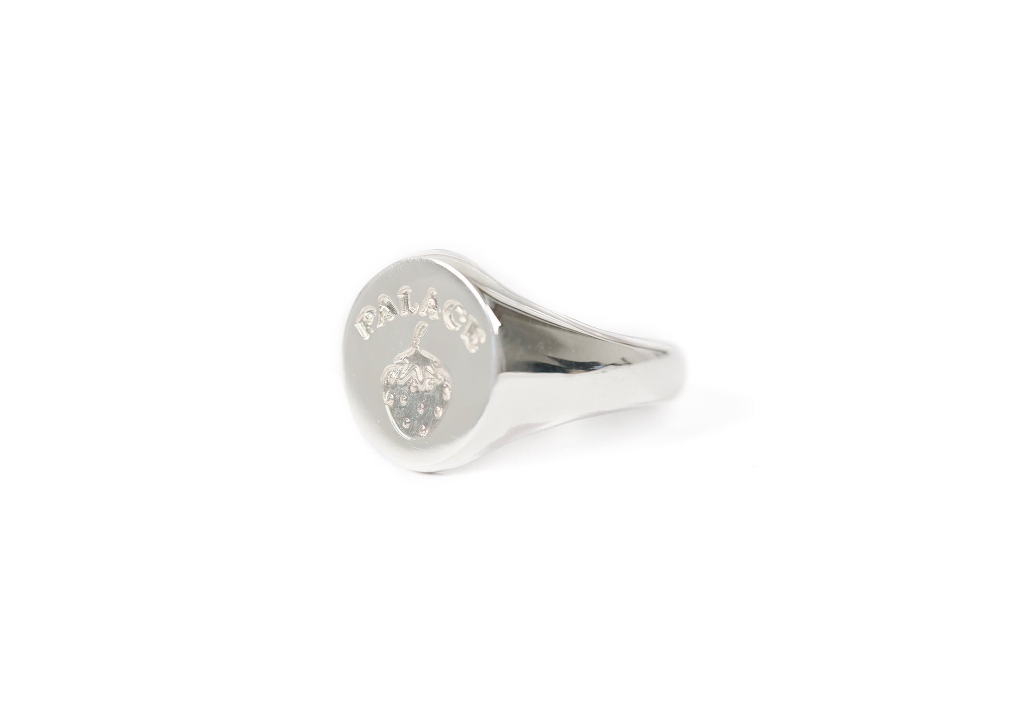 STRAWBERRY SIGNET RING SILVER - 2