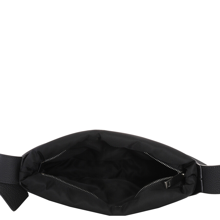 Ferragamo Cut Out Leather Shoulder Bag in Black - 5