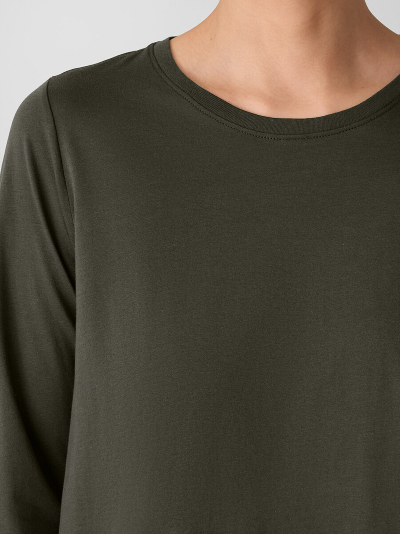 Organic Pima Cotton Jersey Long-Sleeve Tee 5