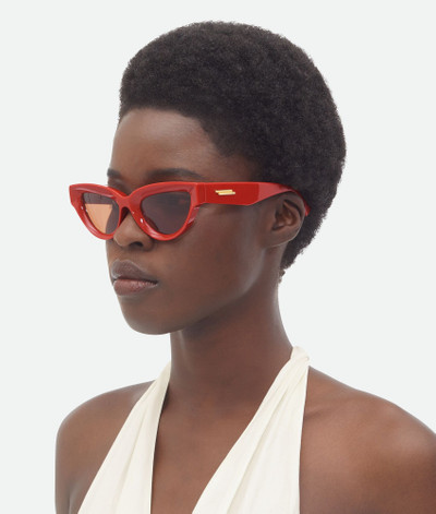 Bottega Veneta Sharp Cat Eye Sunglasses outlook