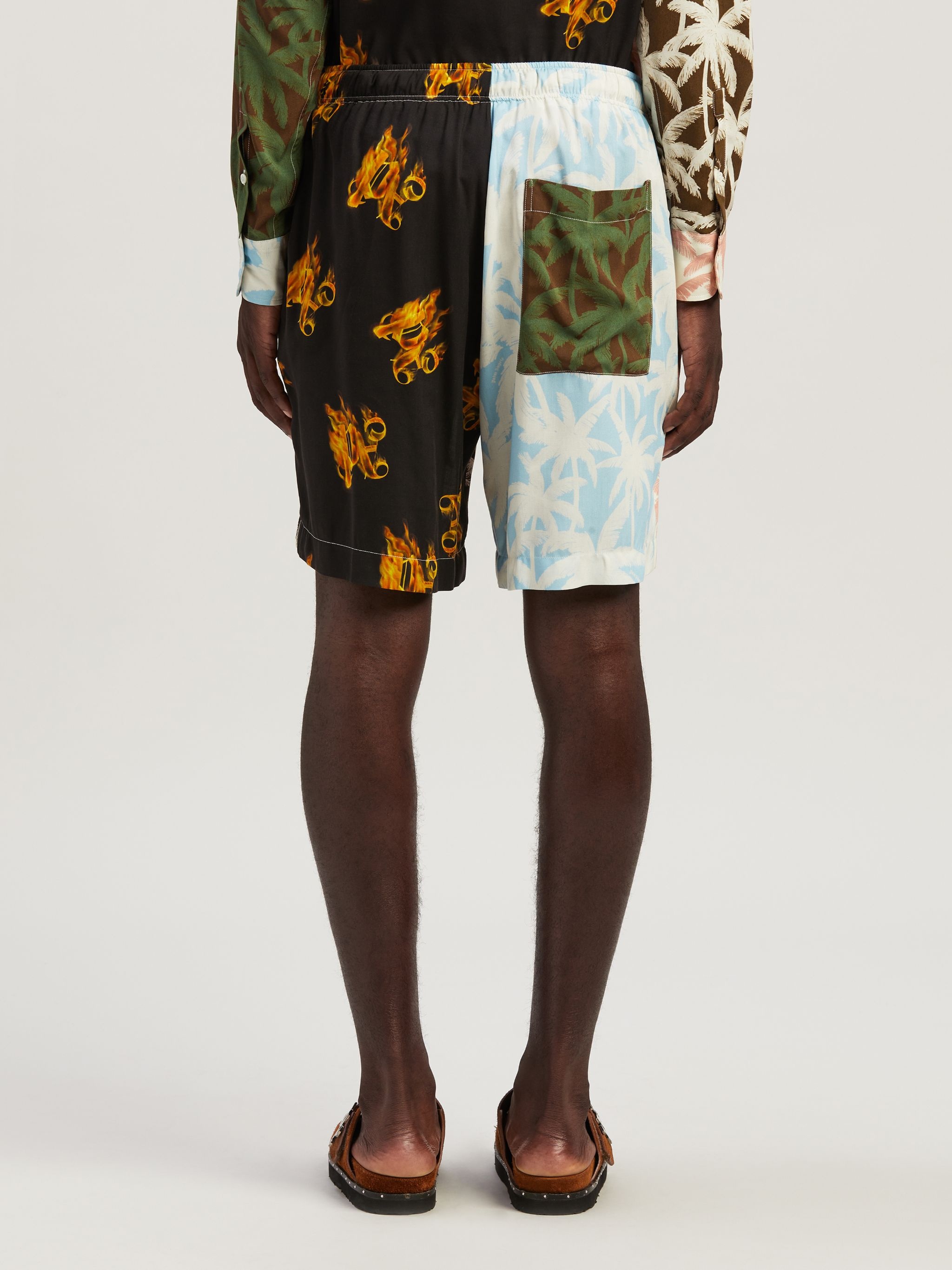 Patchwork Palms Shorts - 5