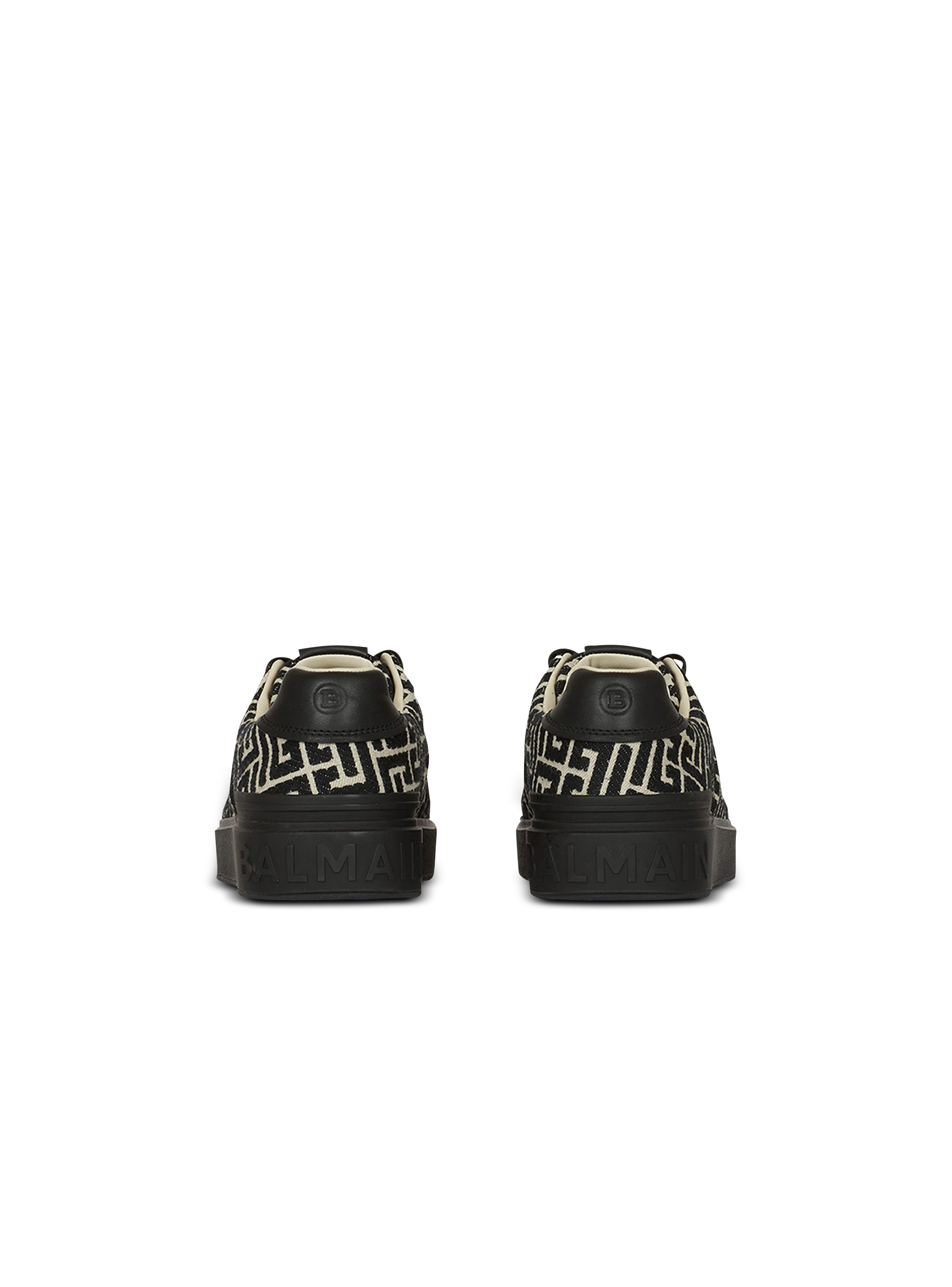 Balmain Monogram jacquard B-Court sneakers | REVERSIBLE