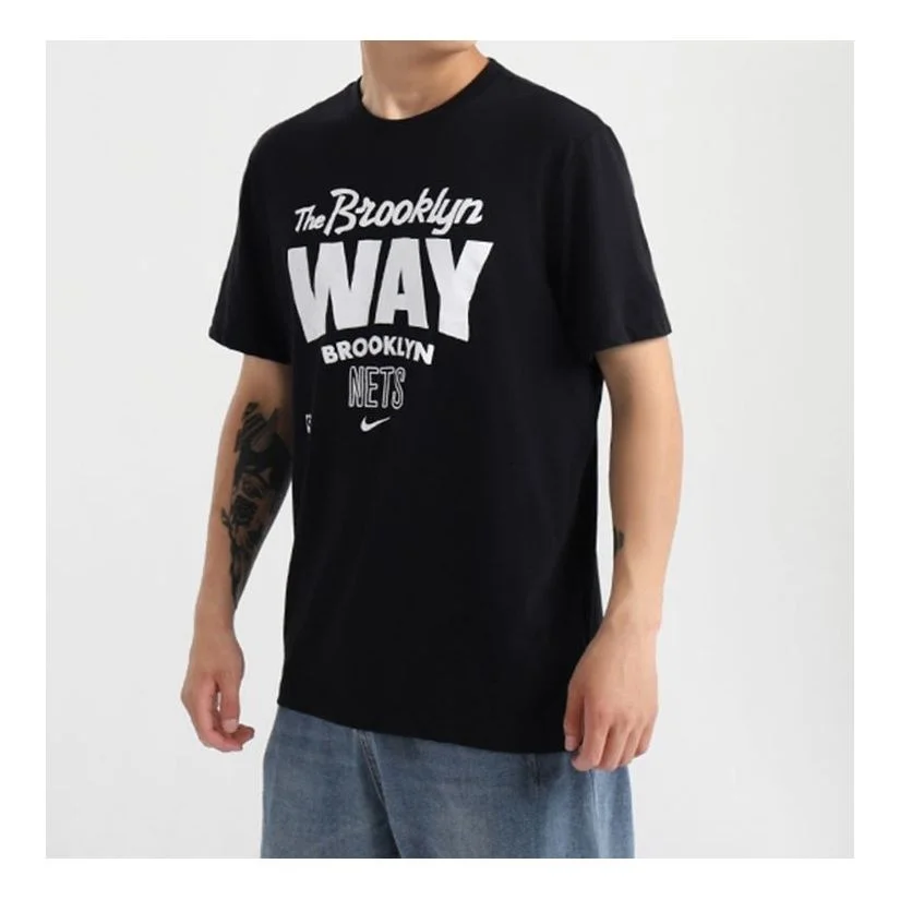 Nike Brooklyn Nets Mantra Dri-FIT NBA Short Sleeve Black CK8800-010 - 1
