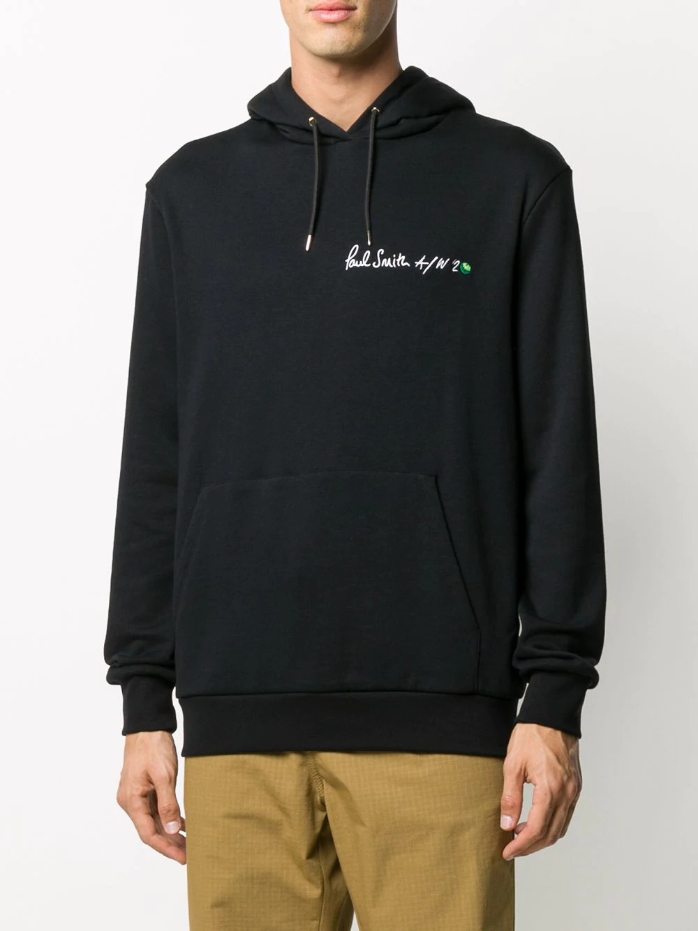 logo print oversized hoodie - 4