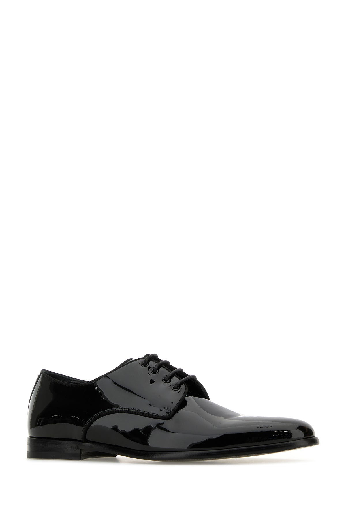 Black leather Raffaello lace-up shoes - 2