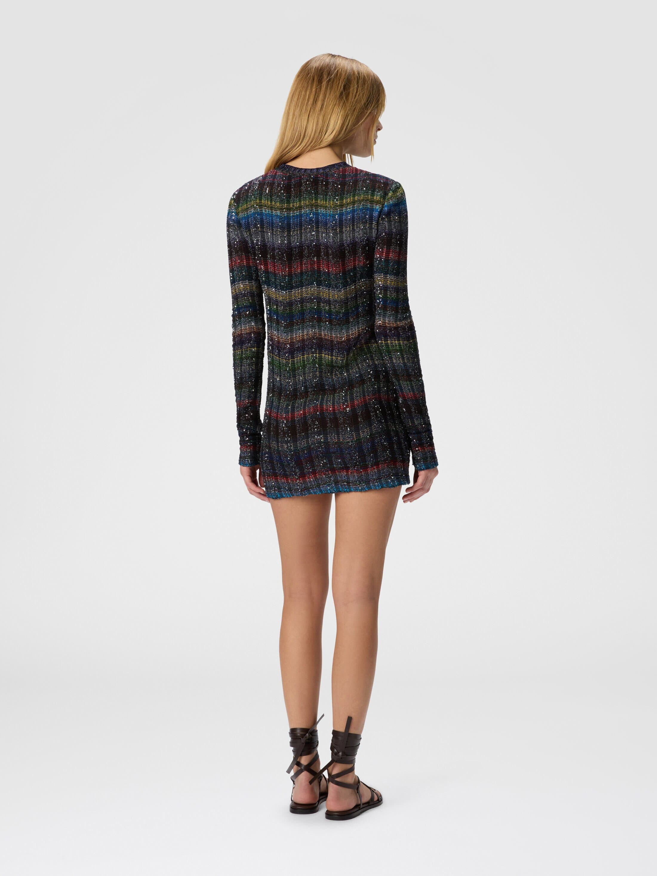 Missoni Crew Neck Sweater With Wave Pattern in Multicoloured at Nordstrom - 3