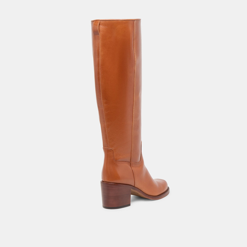 LUCYLE BOOTS TAN LEATHER 5