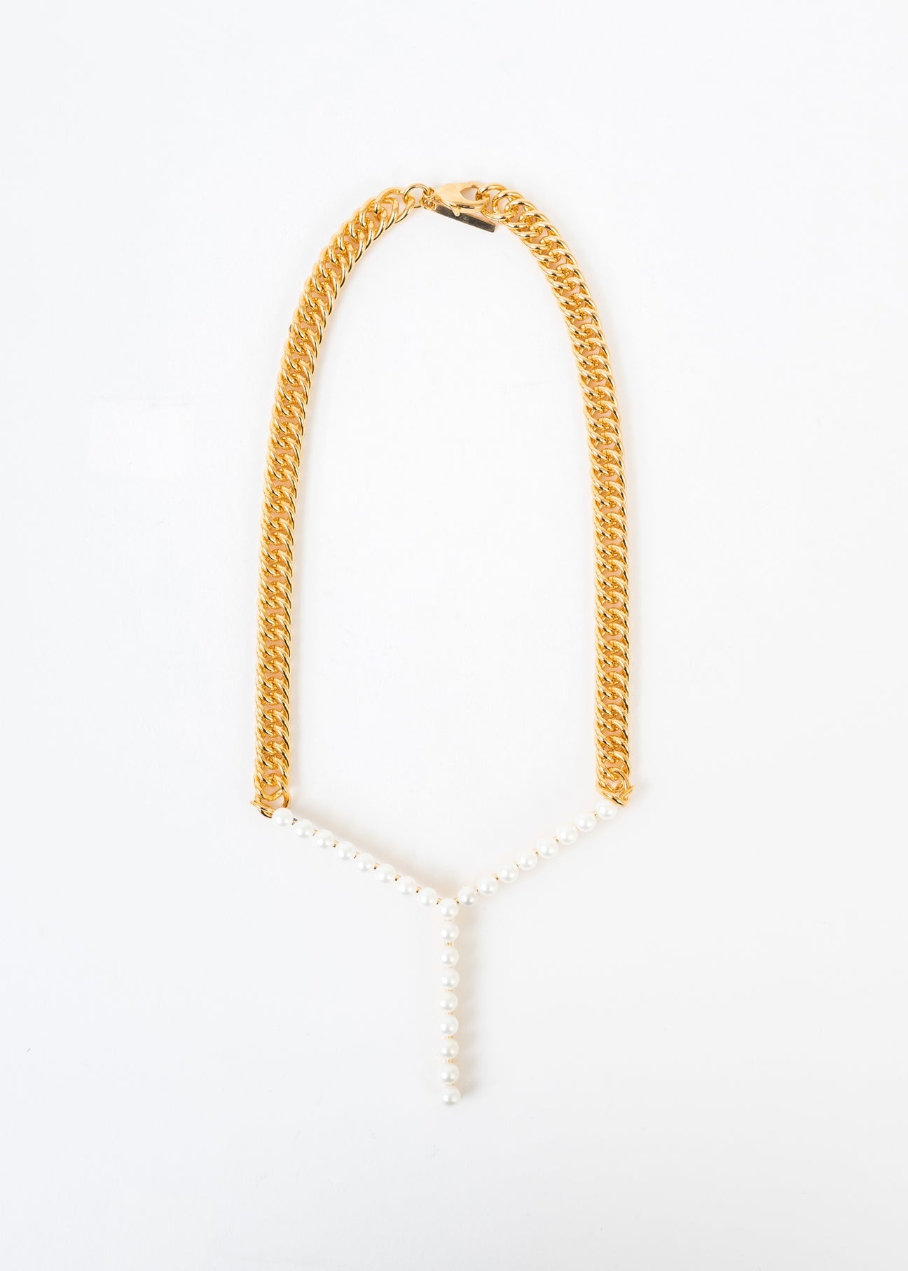 GOLD / PEARL MAXI Y NECKLACE - 4