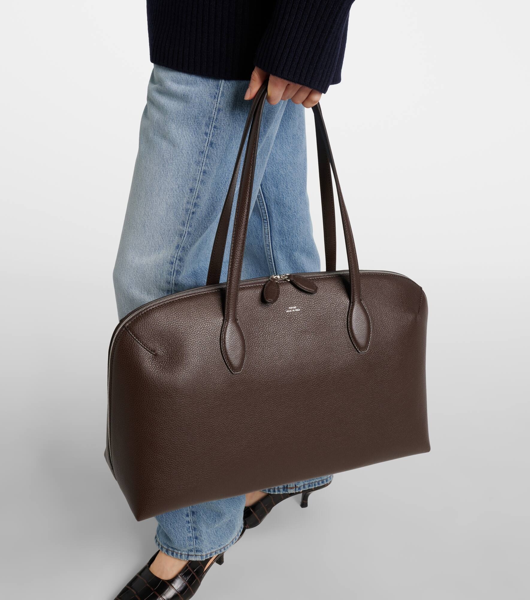Leather tote bag - 2
