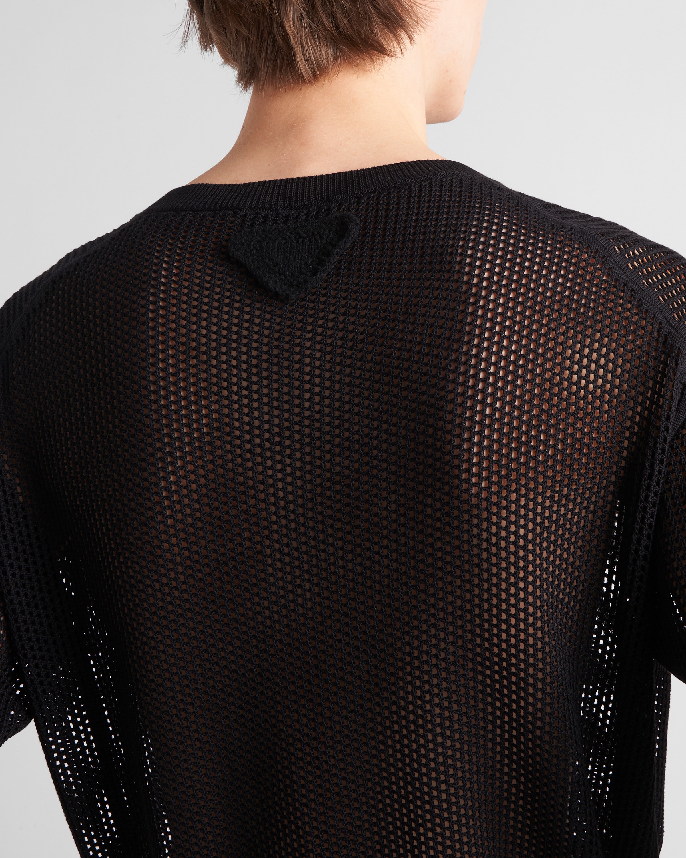 Silk and cotton crew-neck sweater - 4