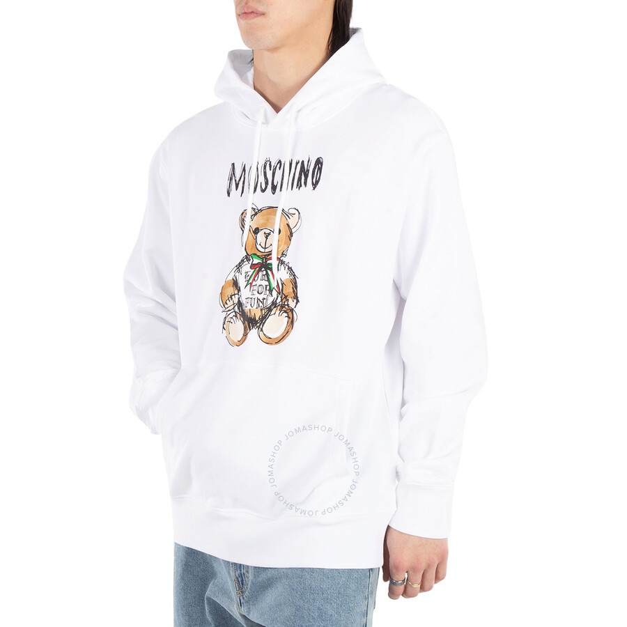 Moschino Drawn Teddy Bear Logo Hoodie - 2