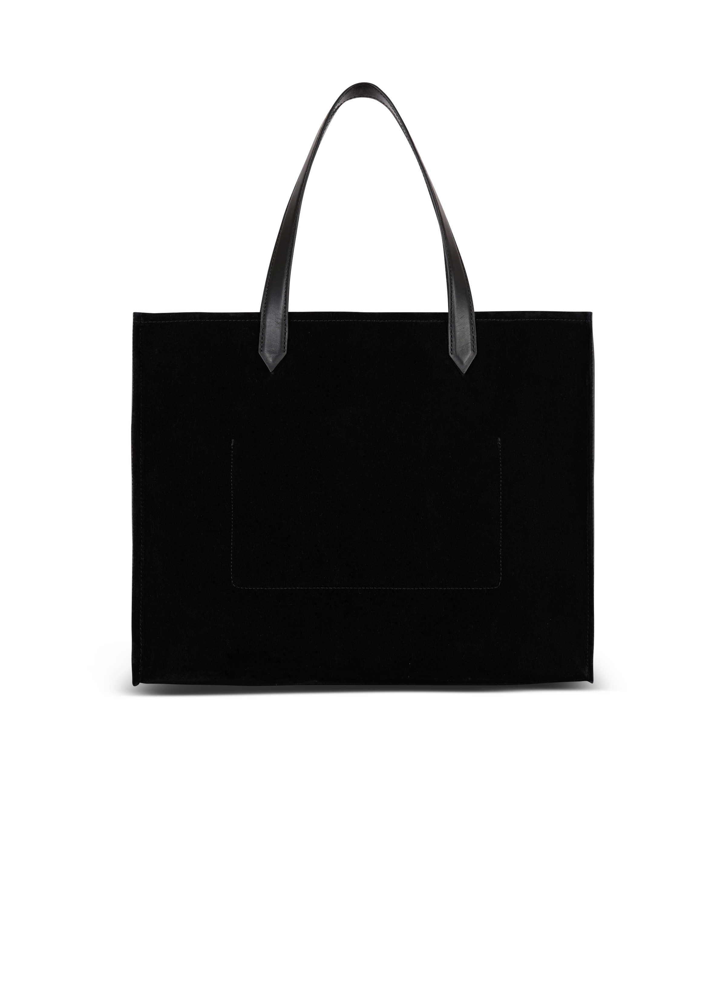 Medium suede B-Army tote bag - 4