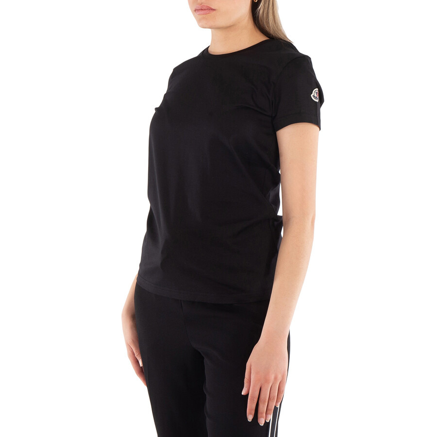 Moncler Logo-Patch Cotton T-Shirt - 2