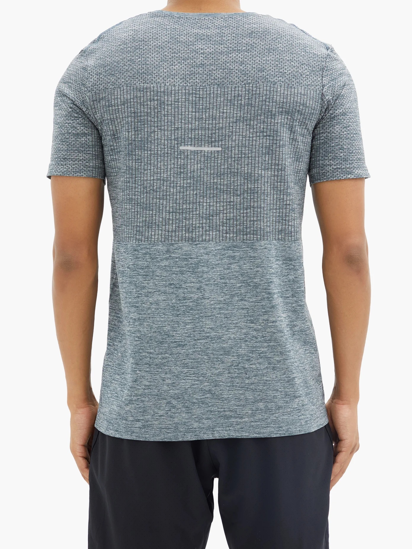 Race reflective-logo seamless jersey T-shirt - 5