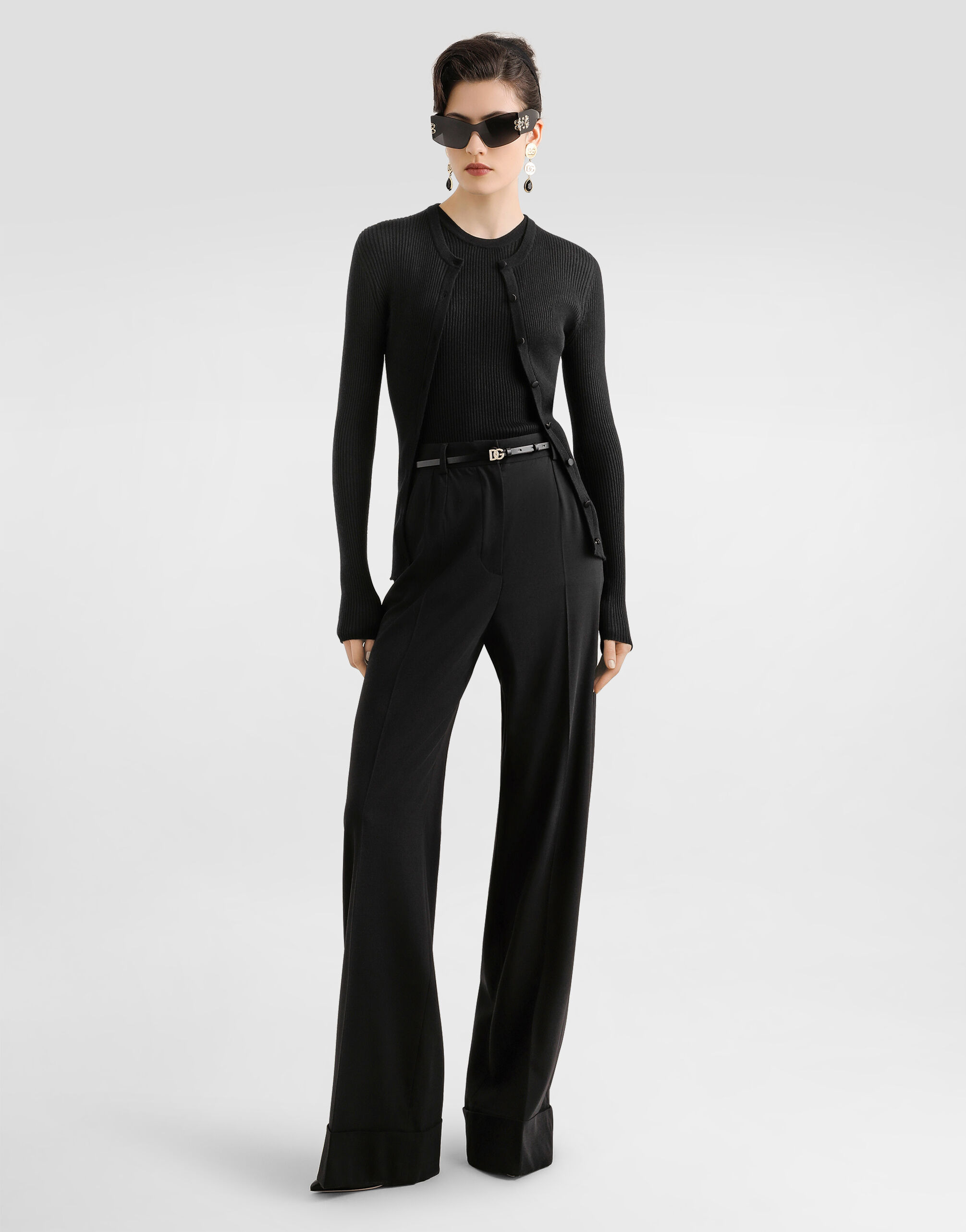 Bi-stretch wool trousers - 4
