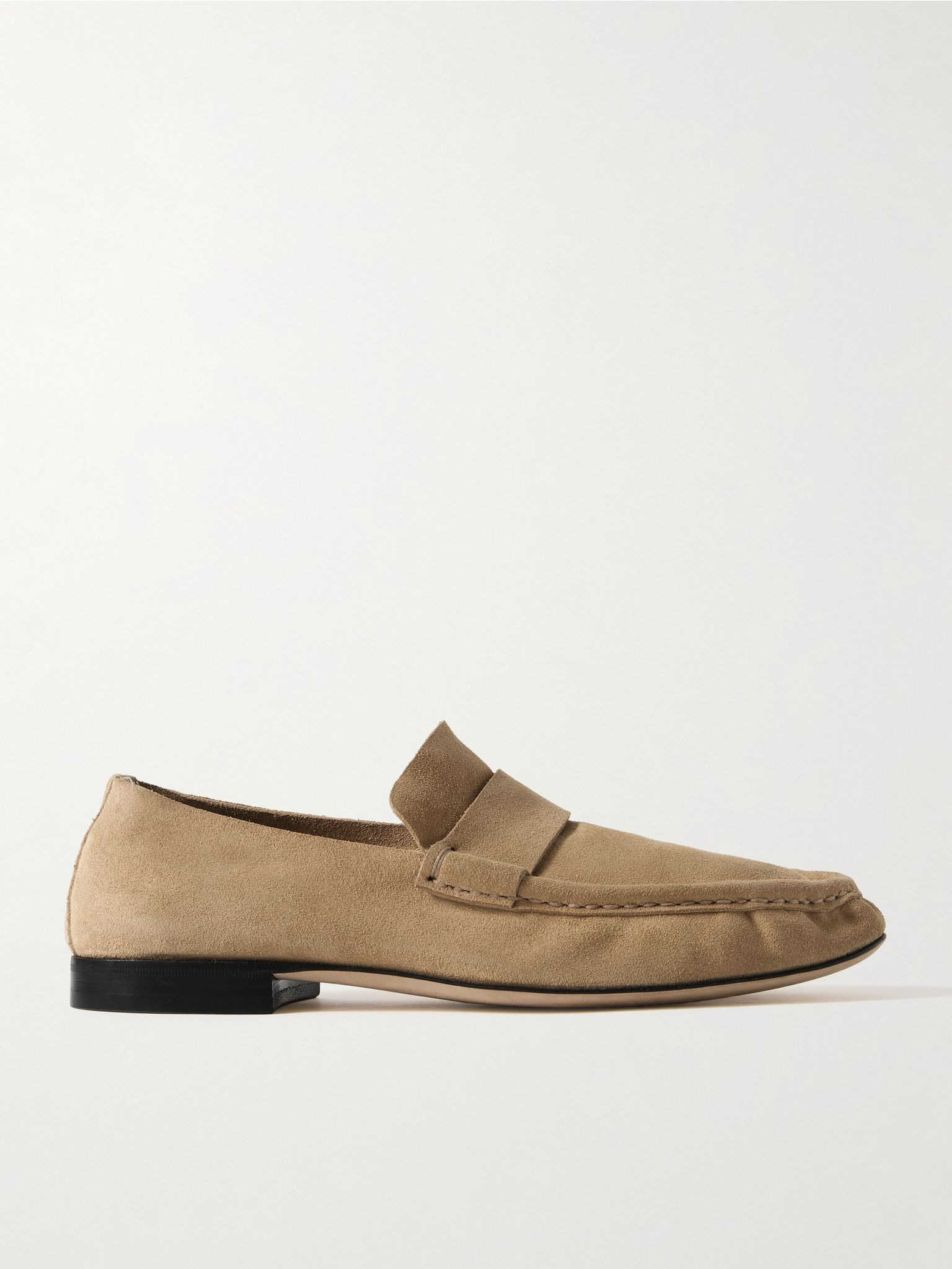 Suede loafers Beige - 1