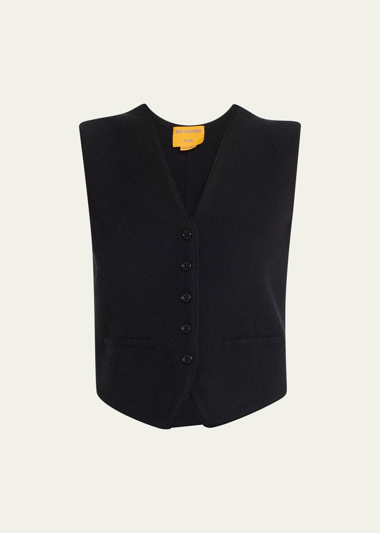 Tailored Cashmere Vest - 1