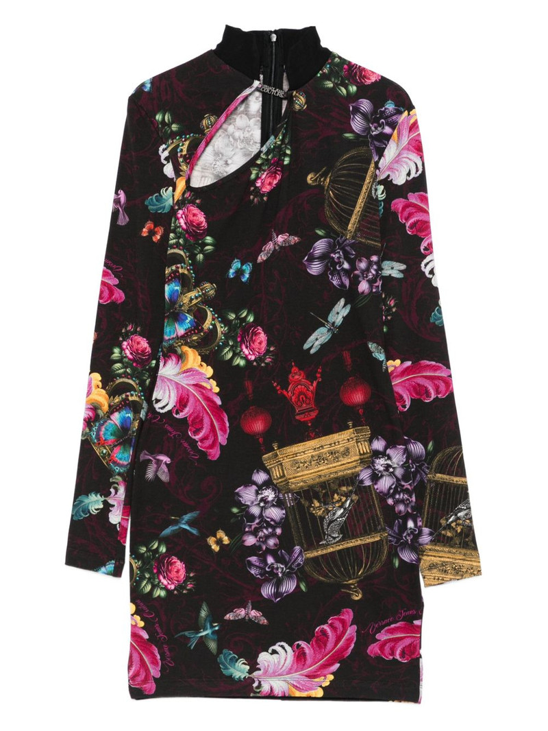 floral-print mini dress 1