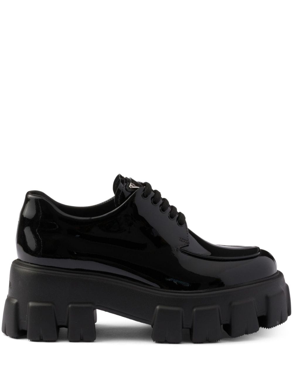 Monolith patent leather lace-up shoes - 1