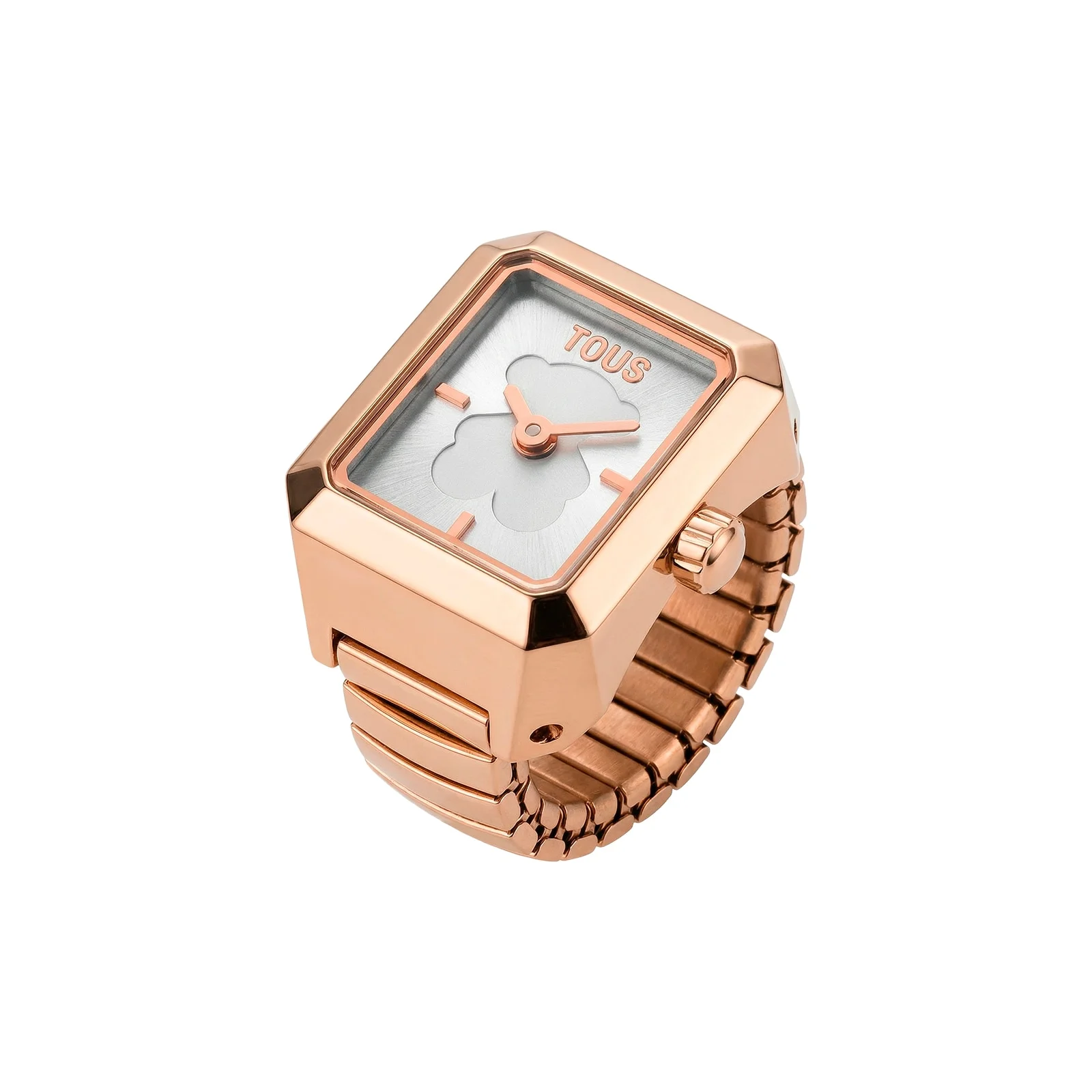 Rose-colored steel analog Ring/Watch TOUS KARAT - 1