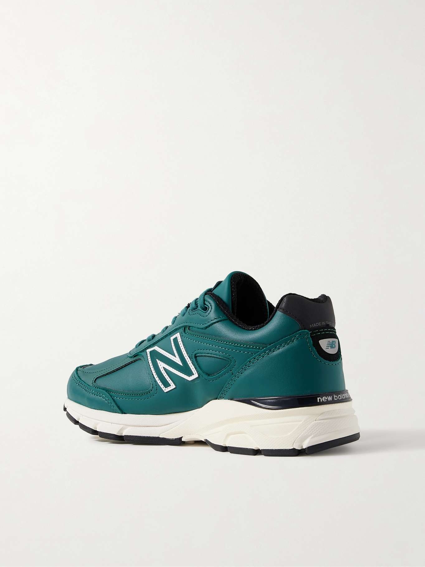 990v4 leather sneakers - 3