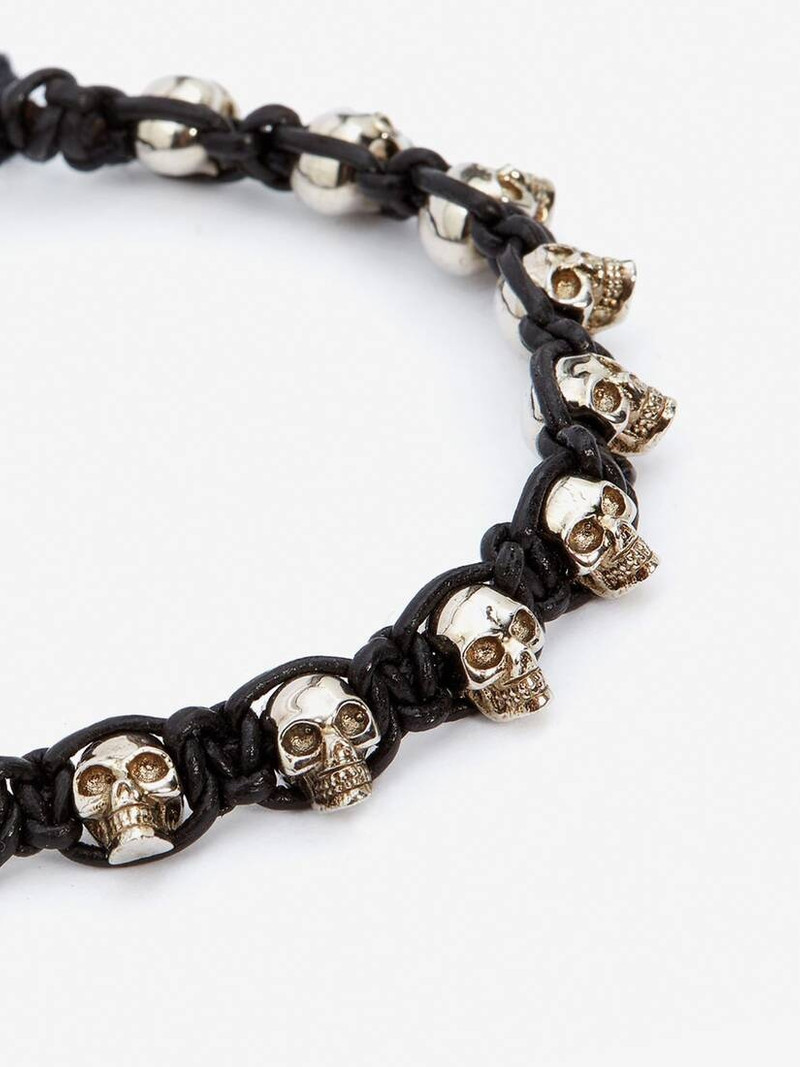 Multi Skull Bracelet in Black 3