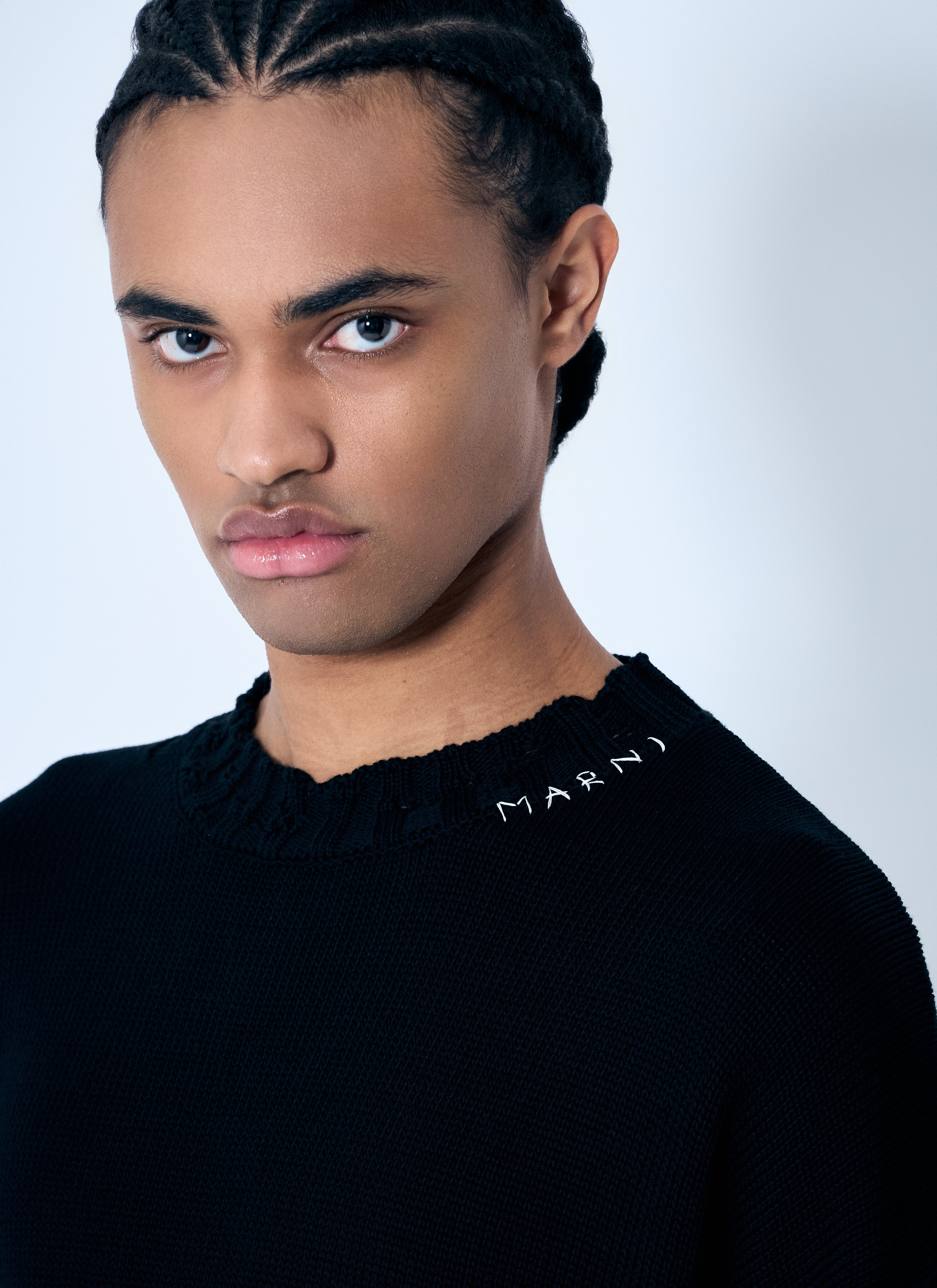 Marni Men Distressed Cotton Sweater - 5