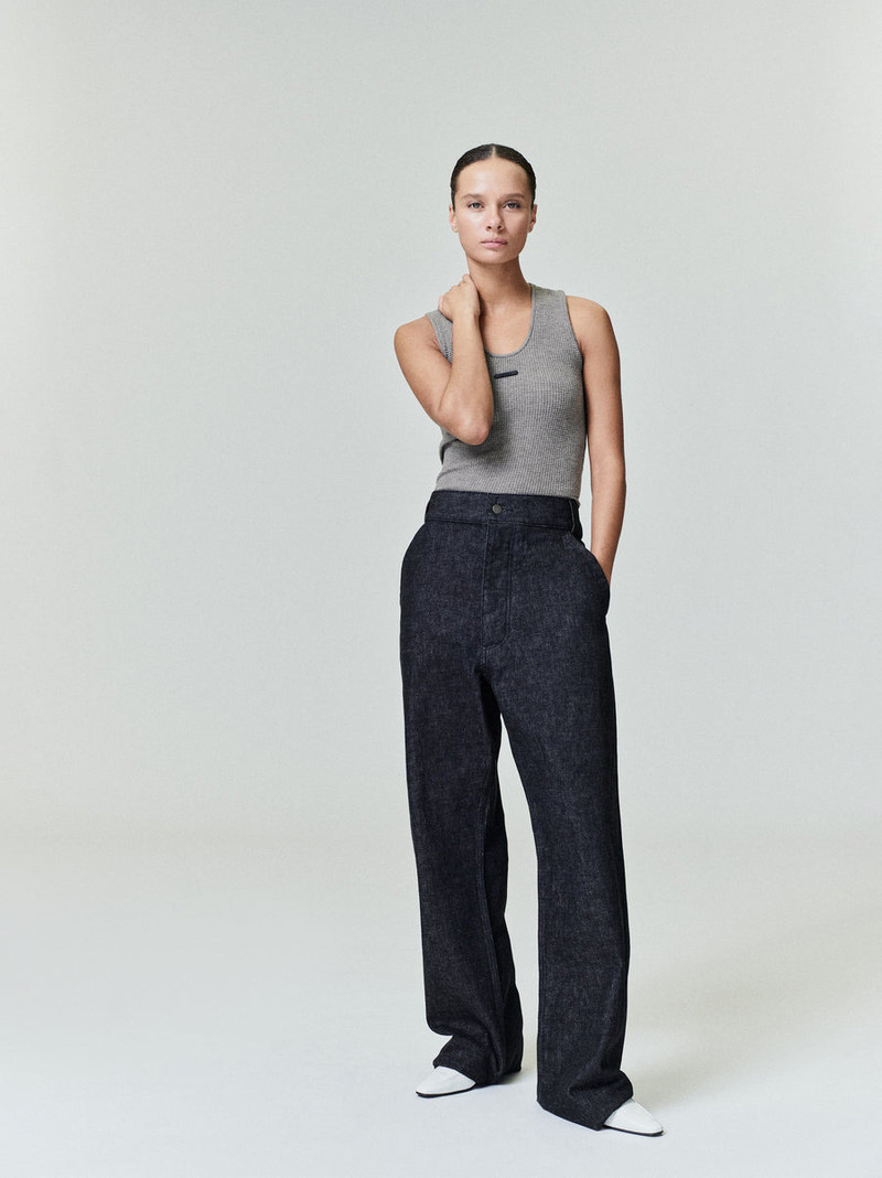 Womens Waffle Tank 3