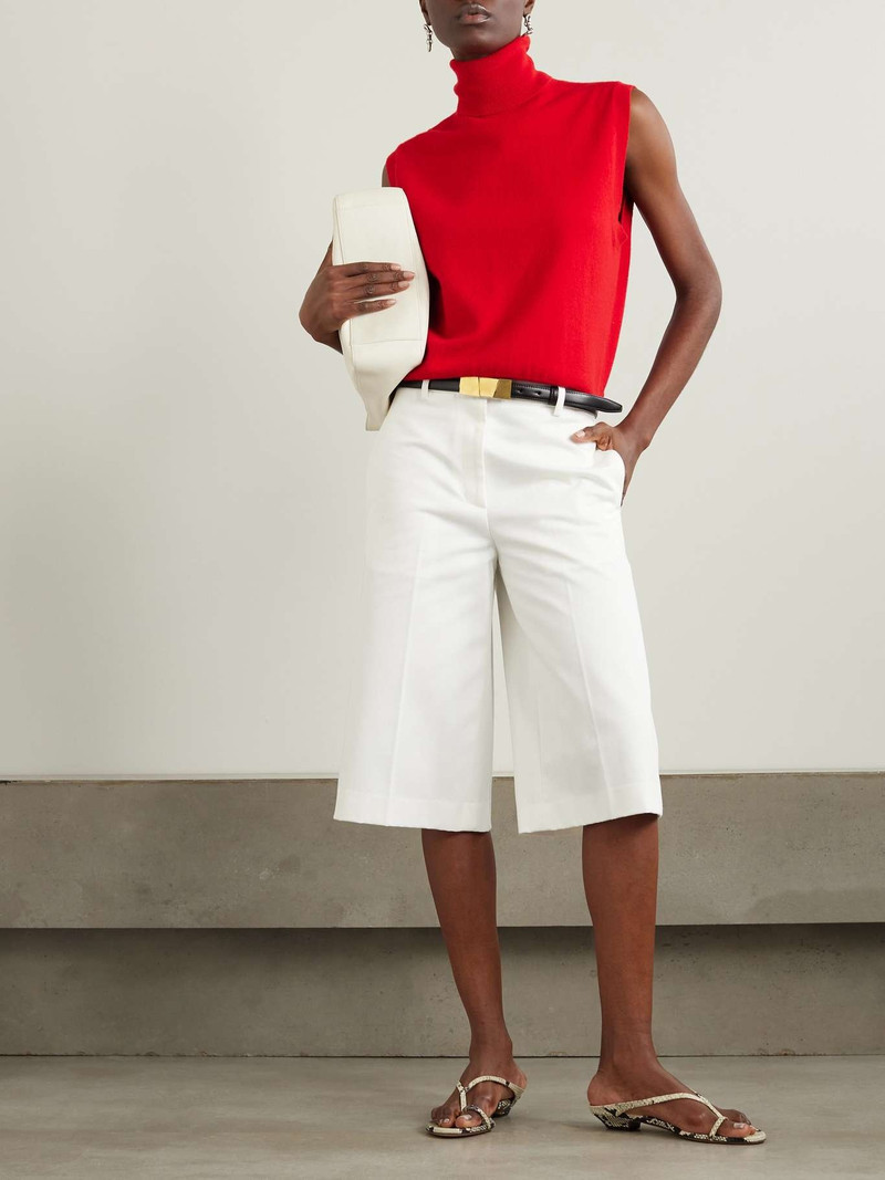 RÓHE Stretch-wool and cashmere-blend turtleneck tank outlook