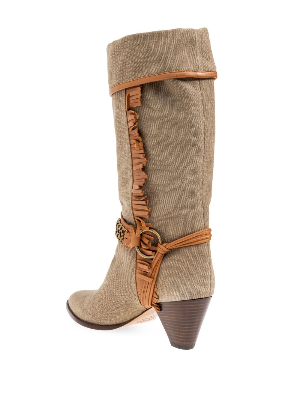 60mm Levon fringed boots - 3