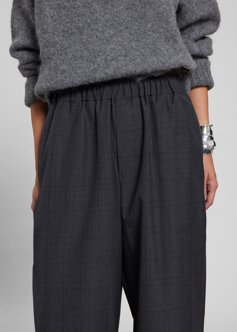 Baxter Plaid Track Pants - Dark Grey 5