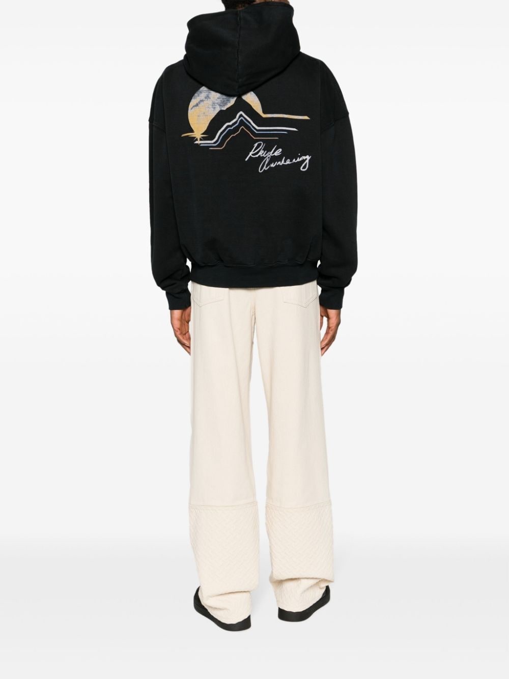 Awakening graphic-print cotton hoodie - 2