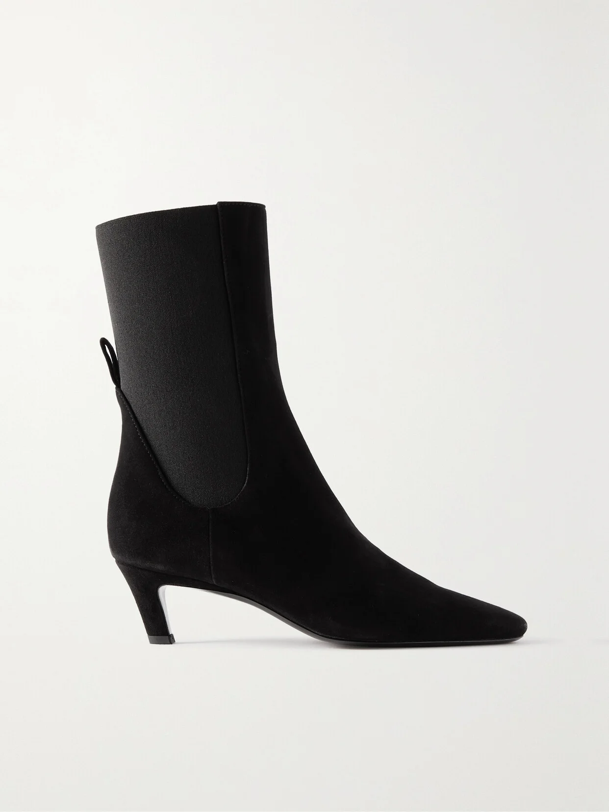 The Mid Heel Suede Chelsea Boots - 1