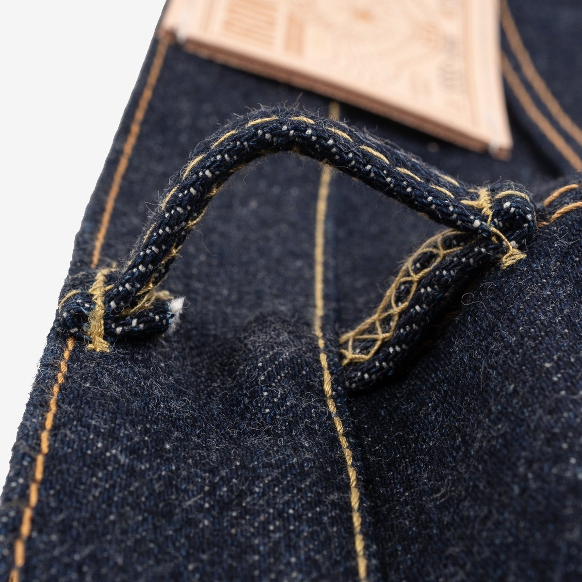 IH-555S-UHR 21/23oz Ultra Heavy Raw Selvedge Denim Super Slim Cut Jeans - Indigo - 15