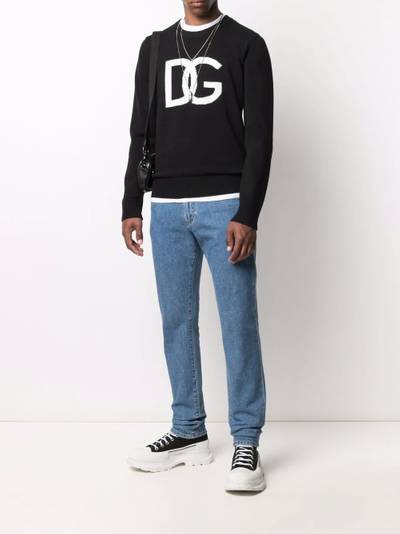 Dolce & Gabbana tapered mid-rise jeans outlook