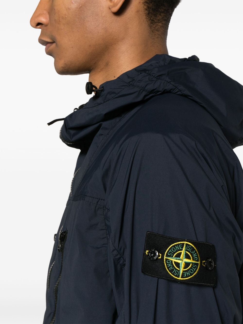 Compass-badge hooded jacket - 5