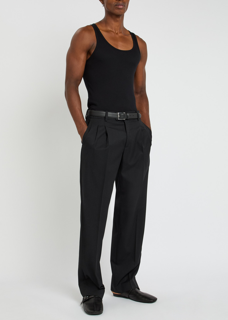 Tom Ford Ribbed Logo Jersey Tank - 4