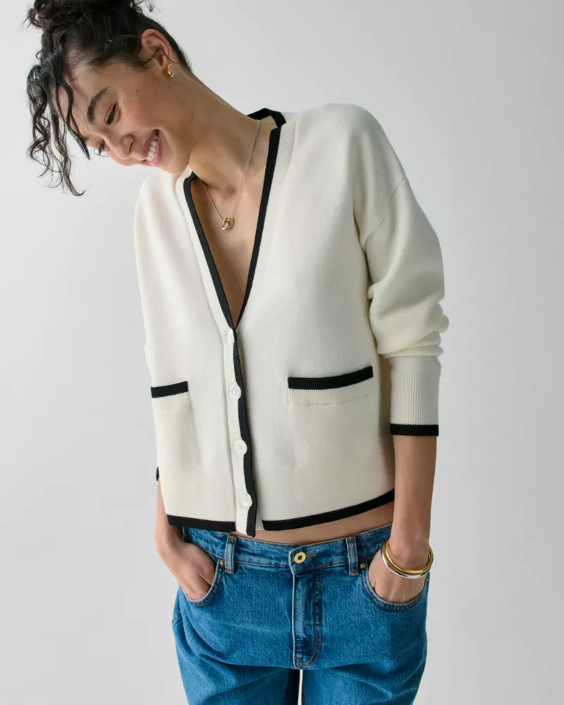 kate spade V-neck Cardigan outlook