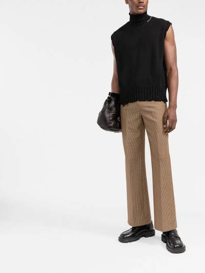 Marni distressed-effect sleeveless jumper outlook