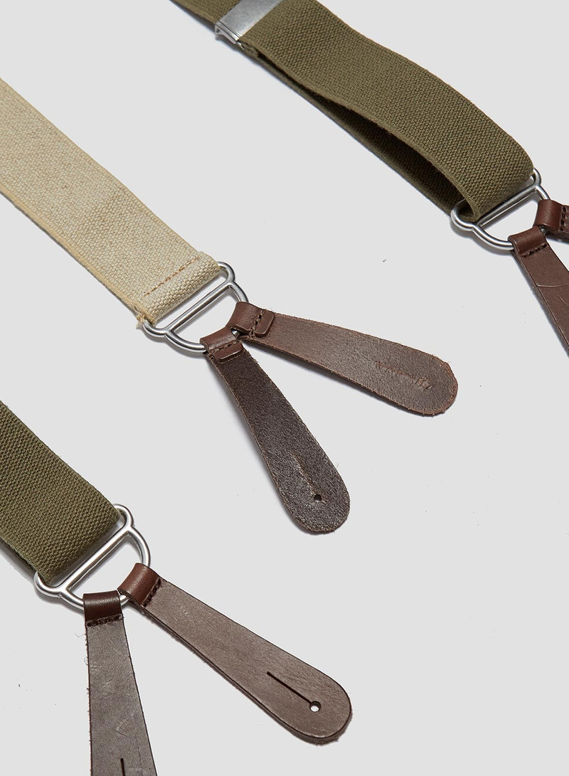 Workwear Braces in Army Green 3
