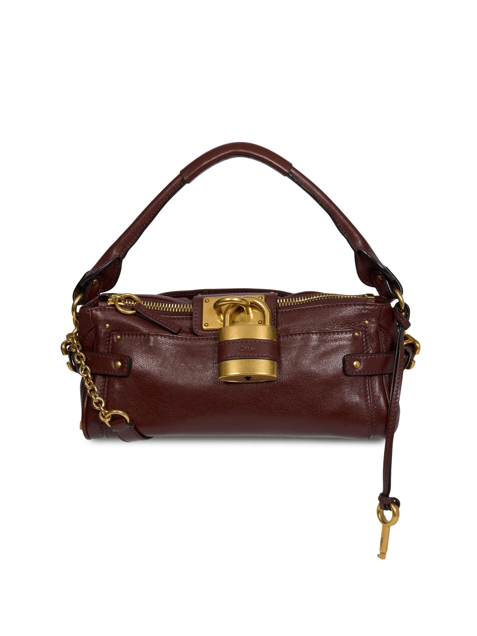 Women's Paddington Small Leather Shoulder Bag - Crafty Brown - 1