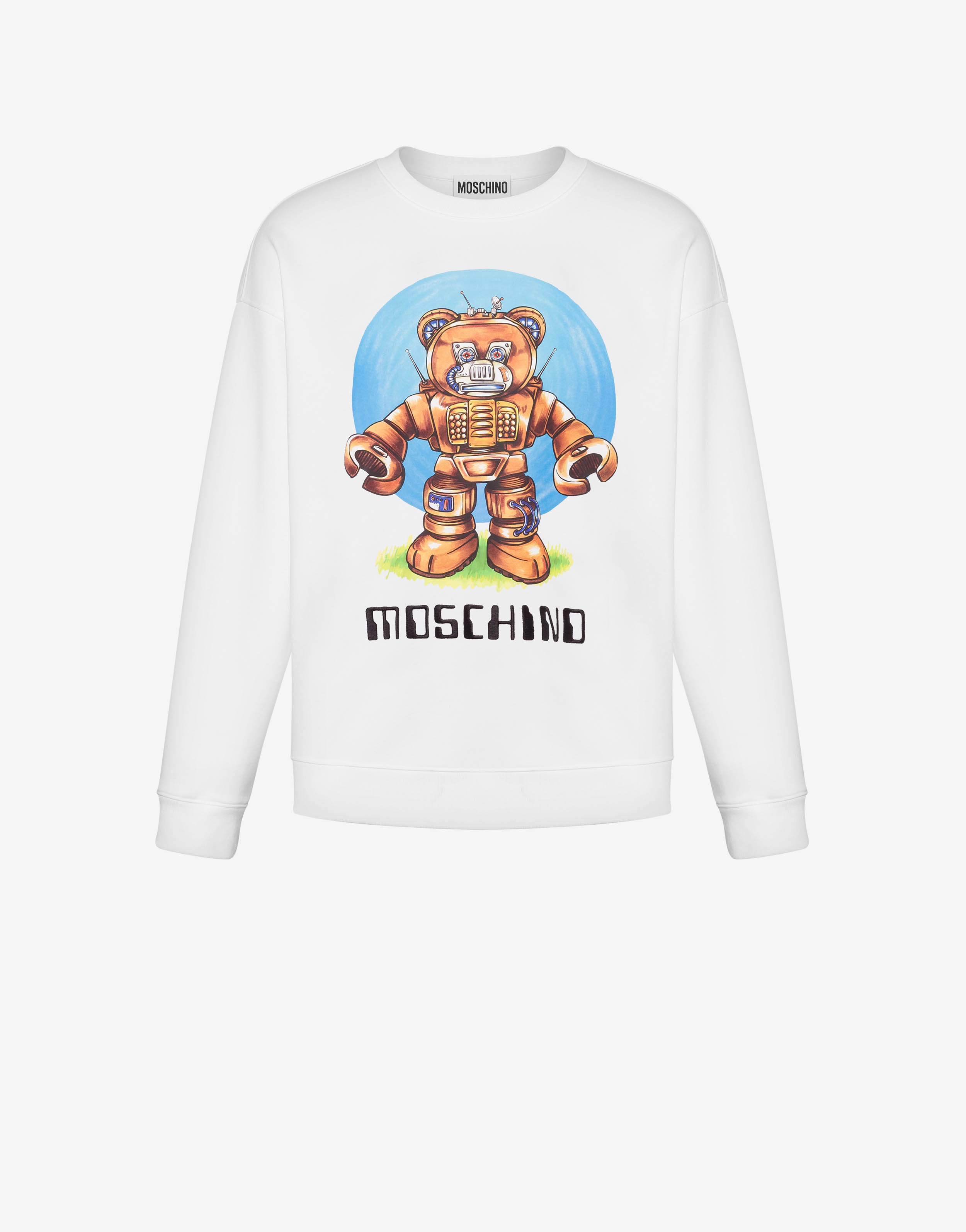 ROBOT BEAR ORGANIC COTTON SWEATSHIRT - 1